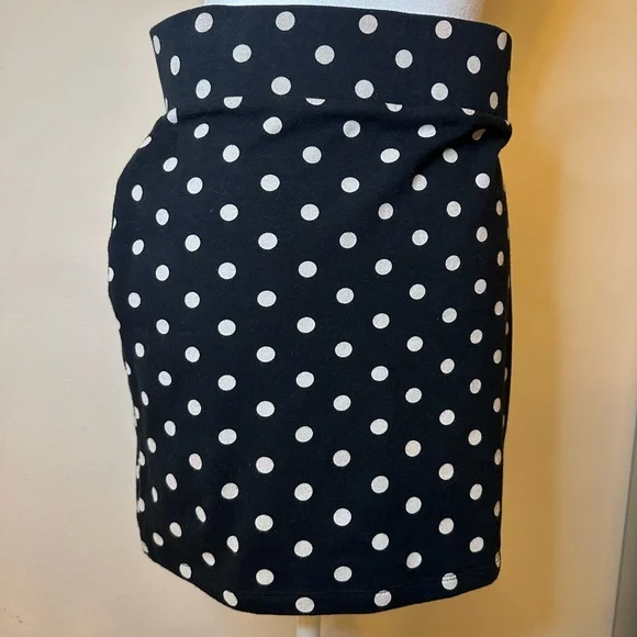 Stretch polka dot skirt - Picture 3 of 5